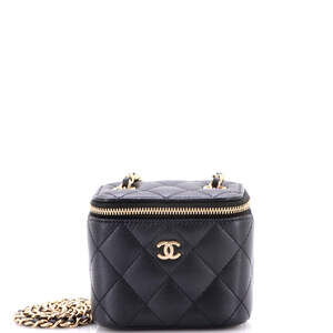 Chanel Classic Vanity Case With Chain #233989C34B